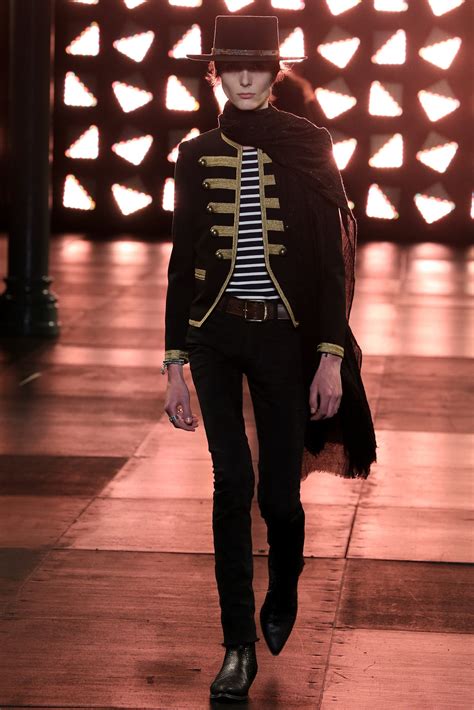 ysl smalti primavera 2015|Saint Laurent Spring 2015 Menswear .